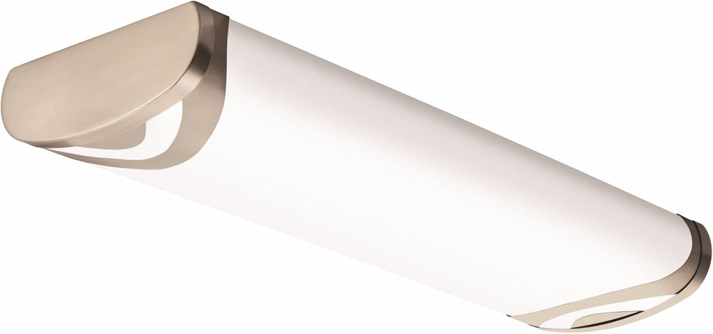 2-Foot Brushed Nickel Linear Light, 4000K, Pack of 2 S89841
