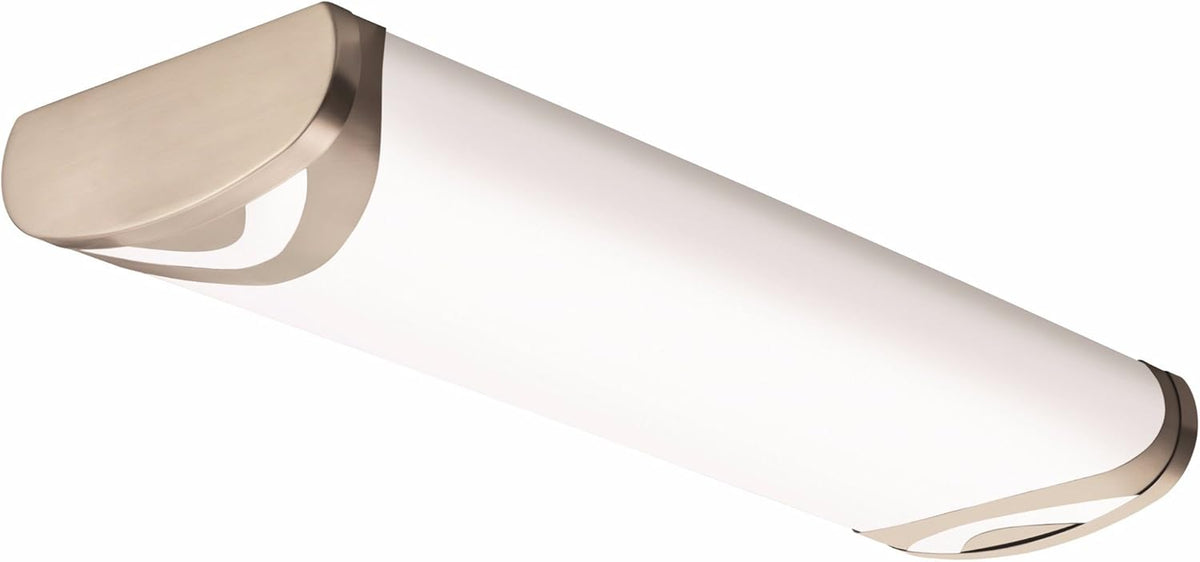 2-Foot Brushed Nickel Linear Light, 4000K, Pack of 2 S89841