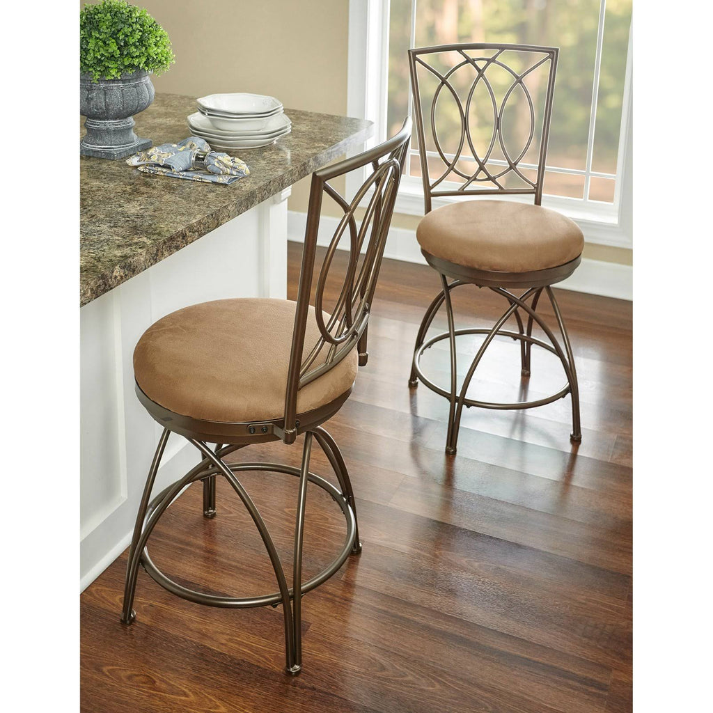 Bronze Metal Counter Stool V2486