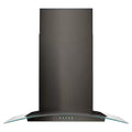 30 in. Black Stainless Wall Mount Range Hood M424079