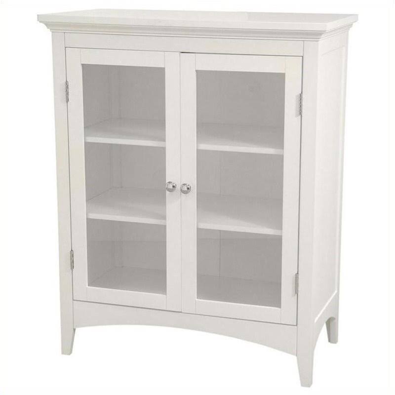 2 Door White Floor Cabinet V626009