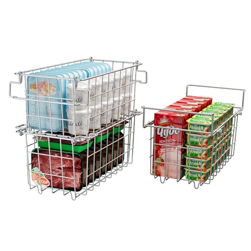 Stackable Freezer Organizer - Expandable Bin*1 + Stackable Bins*2 V765