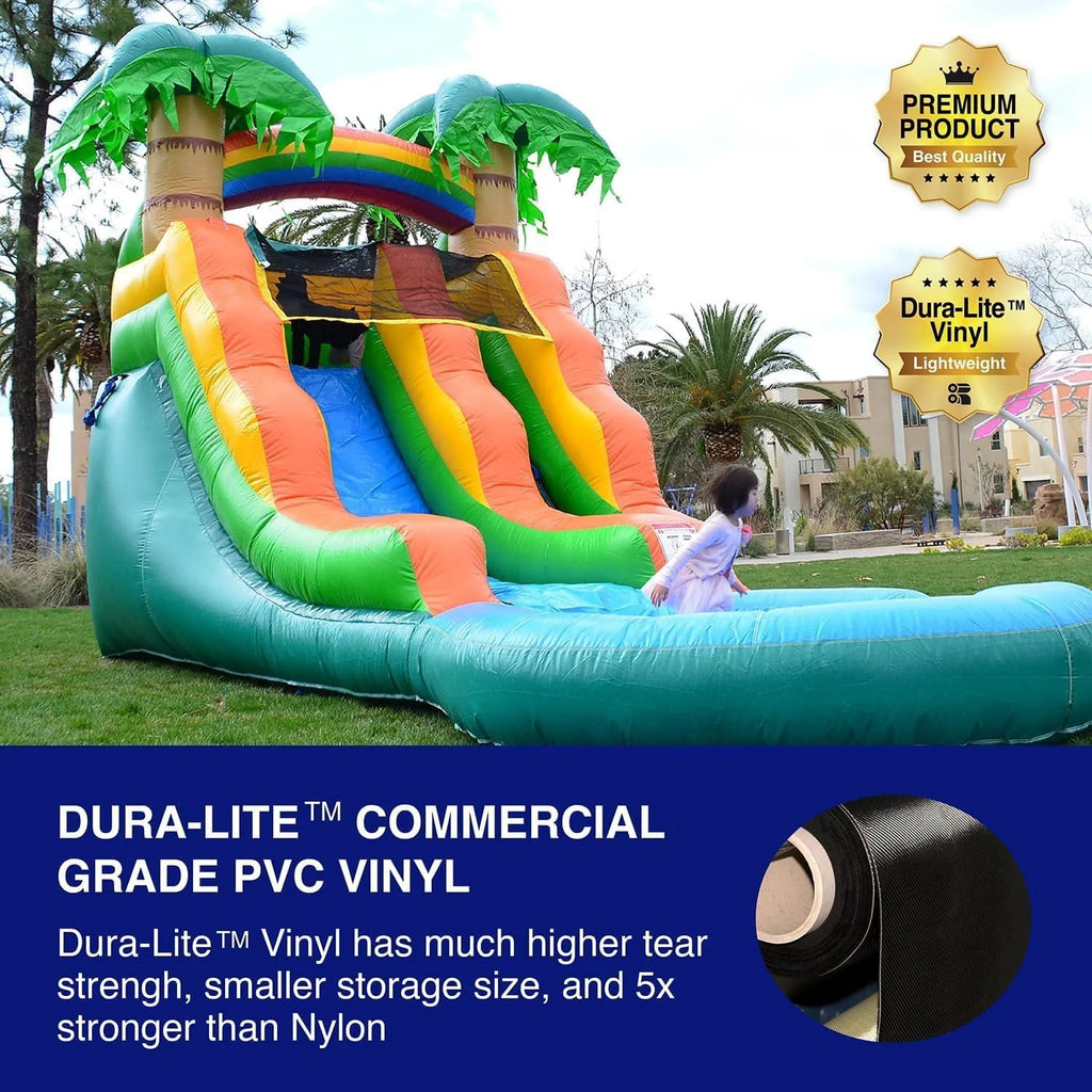 Inflatable Water Slide with Pool and Blower Y39280