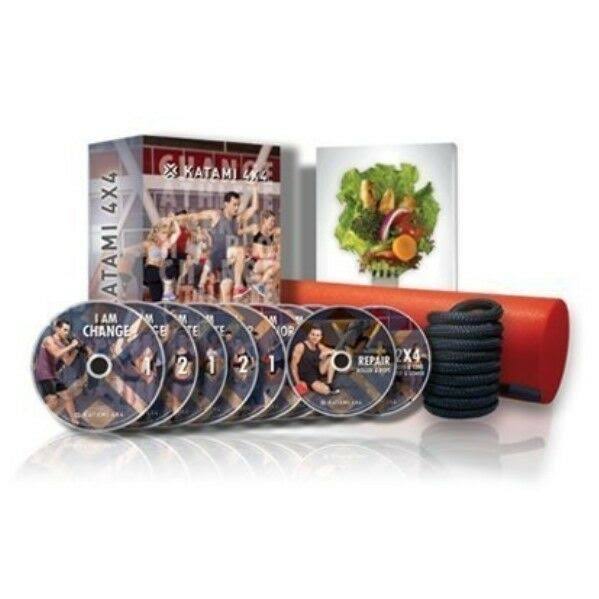 10 DVDs Exercise Set with Stretch Rope and Foam Roller T474