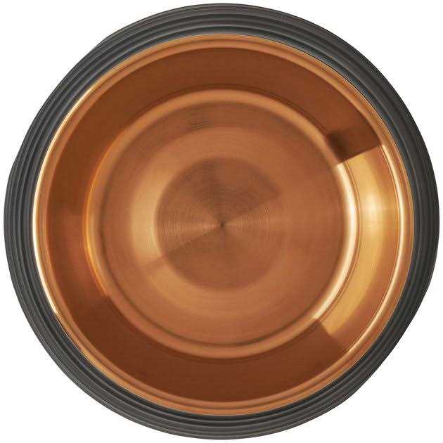 Matte Black Stainless Steel Dog & Cat Bowl H8951