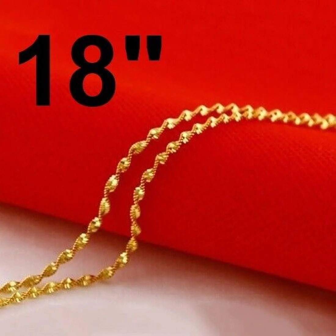 18K Gold Filled Over Silver Dragon Pendant Necklace F53264