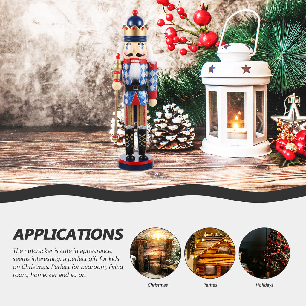 Nutcracker Wooden Ornament Decor Doll B84087