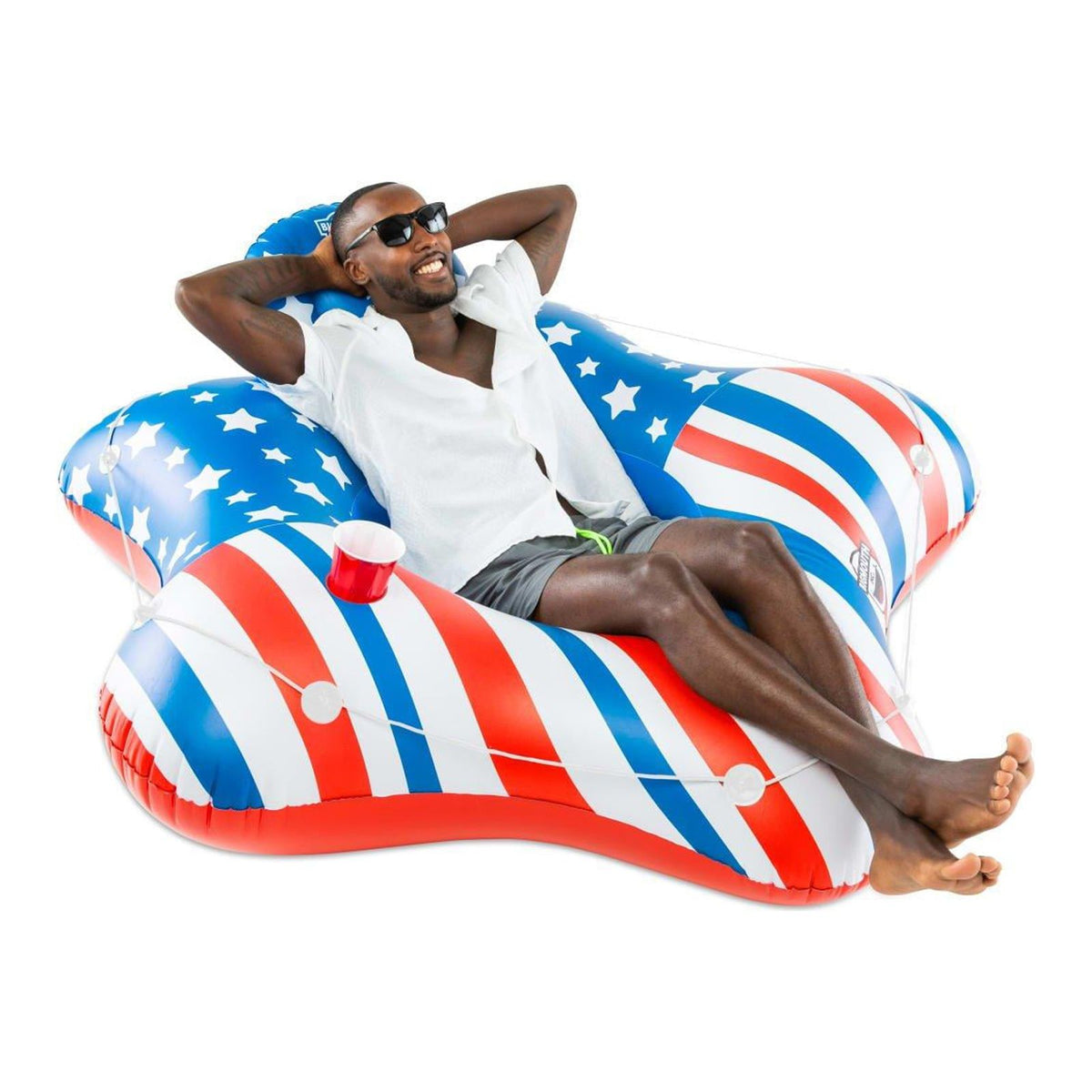 Inflatable Giant Patriotic Star Pool Float B804
