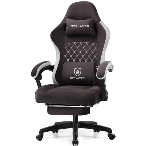 Gaming Chair with Footrest D953