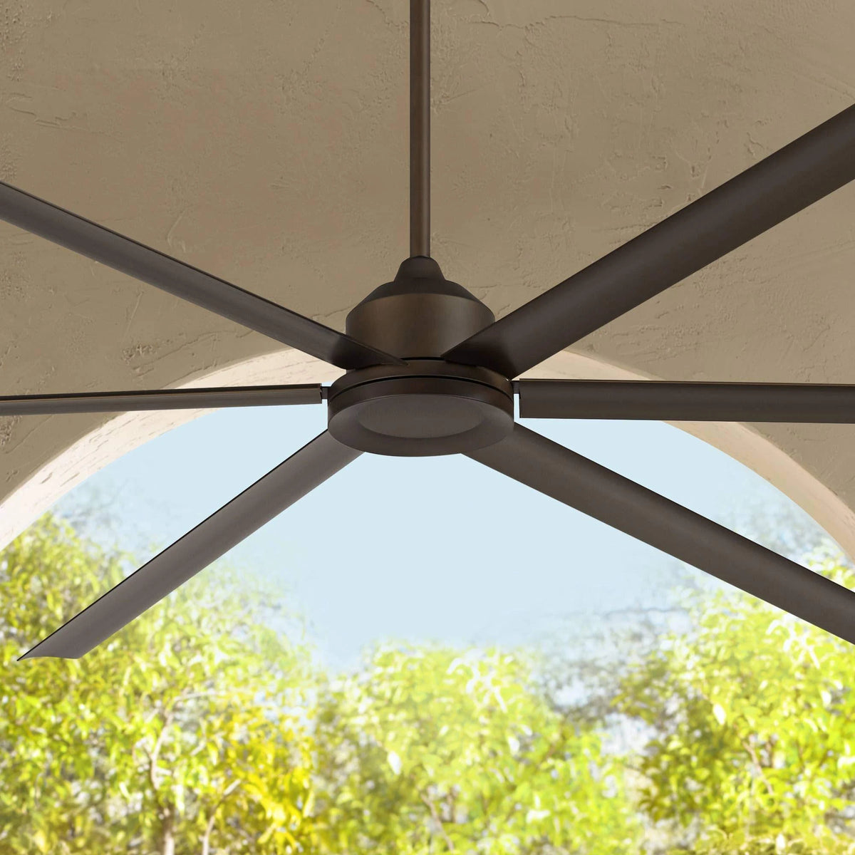 Oil-Rubbed Bronze Large Ceiling Fan W538