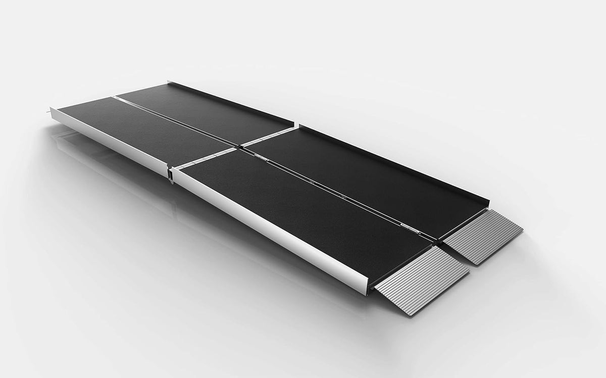 Suitcase Trifold Portable Ramp with Slip-Resistant Surface, 7 Foot A77057