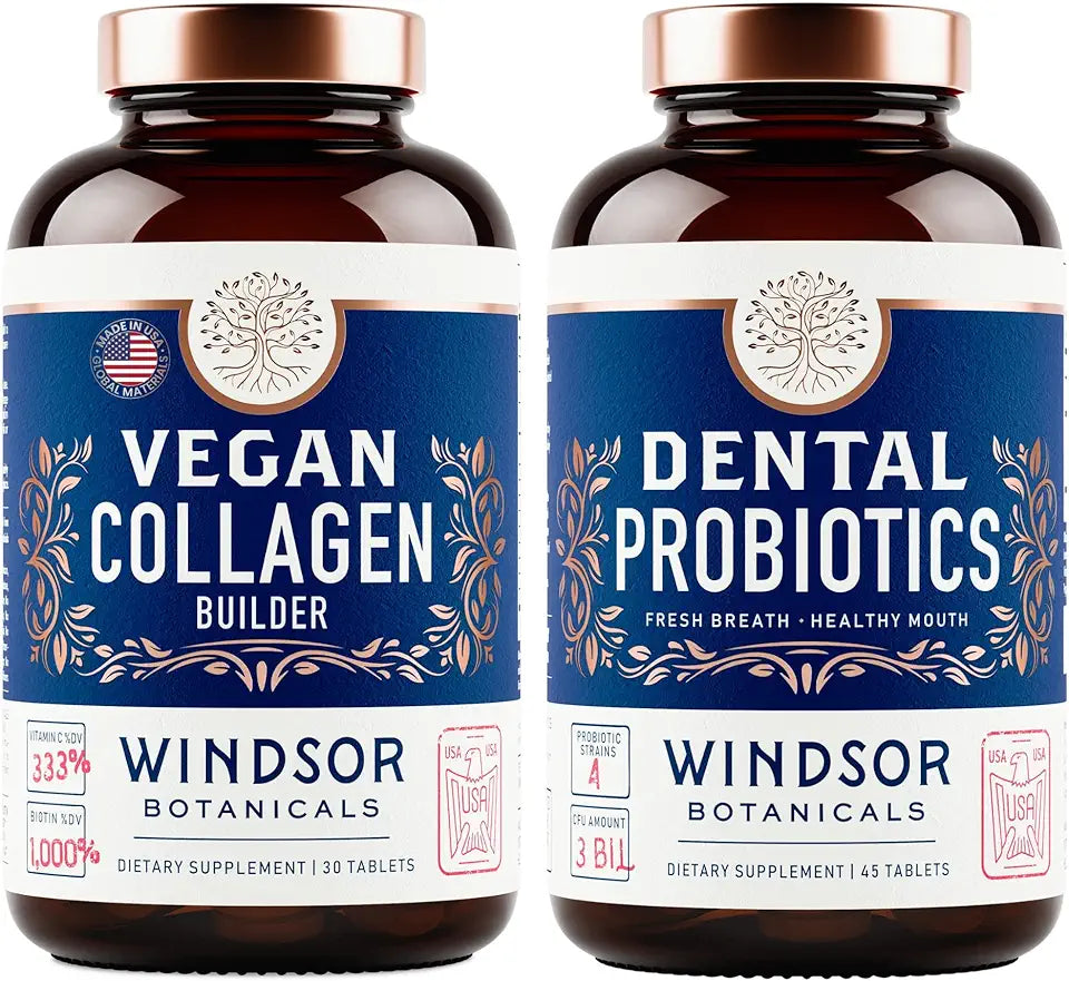Vegan Collagen Supplement and Dental Probiotics Bundle B113086