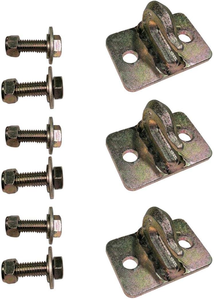 Bolt-On Grab Hooks Set of 3, 5/16", Pack of 2 O9947