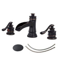 8 in. 2-Handle Bathroom Faucet with Pop-Up Drain in Spot Resist Oil Rubbed Bronze V60338