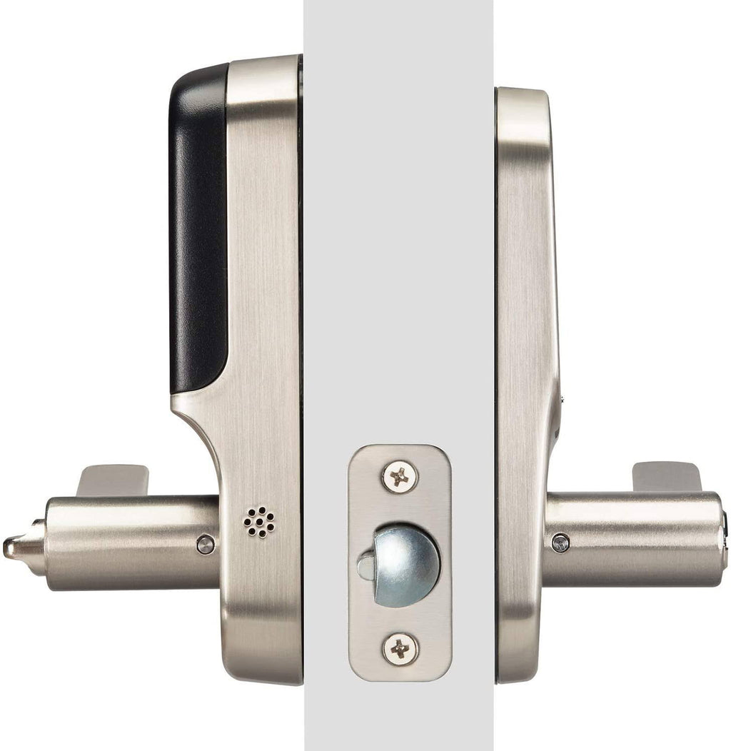 Satin Nickel Touchscreen Keypad Lever Lock D488