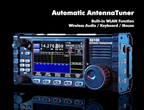 HF Transceiver SDR HF/50MHz Full Mode Built-in Battery Auto Antenna Tuner N18007