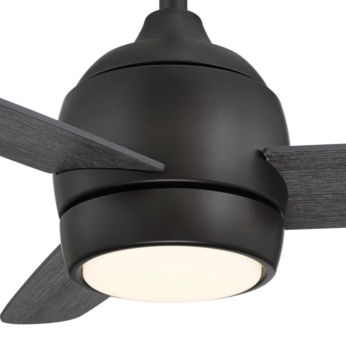 36x22 Outdoor Ceiling Fan with Light LED Dimmable Remote Oil Rubbed Bronze Gray Wood Damp Rated P272722