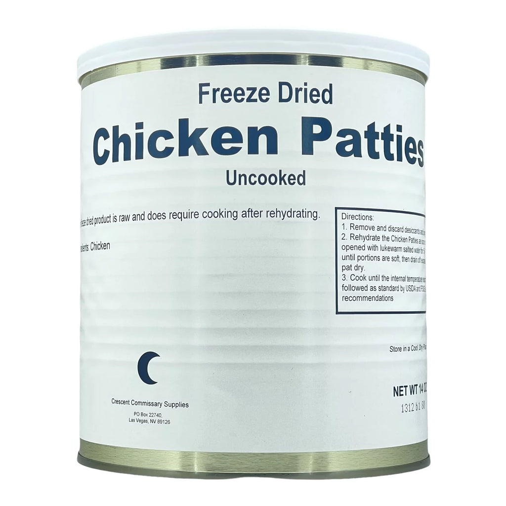 6 Cans Freeze Dried Chicken Patties E147857