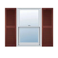 14 1/2 inch x 42 inch Vinyl Open Louver Shutters Per Pair Y925