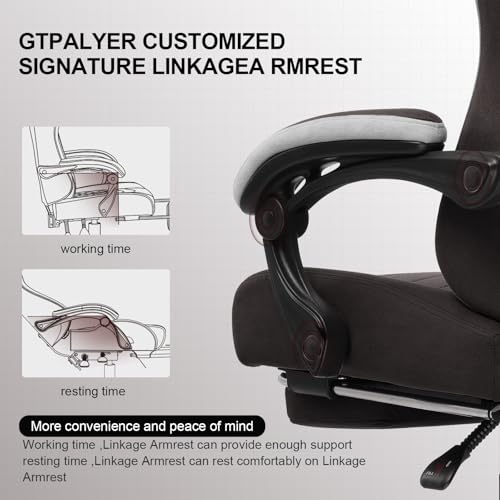 Gaming Chair with Footrest D953