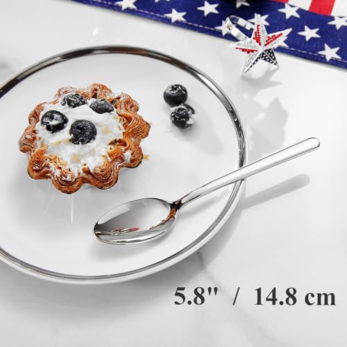 4-Piece 6.4 inch Stainless Steel Teaspoon Set H1940
