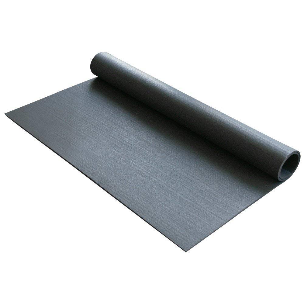 Black Rubber Washing Machine Mat L470