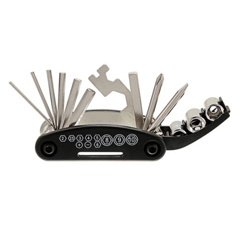 16in1 Multi-function Bike Repair Tool Set With Pump K6588