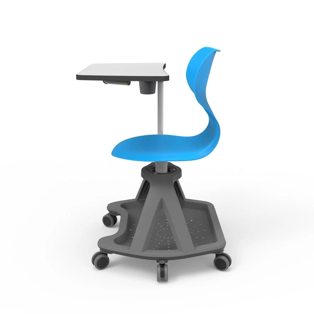 Multicolor Mobile Chair with Laptop Arm and Storage E9788