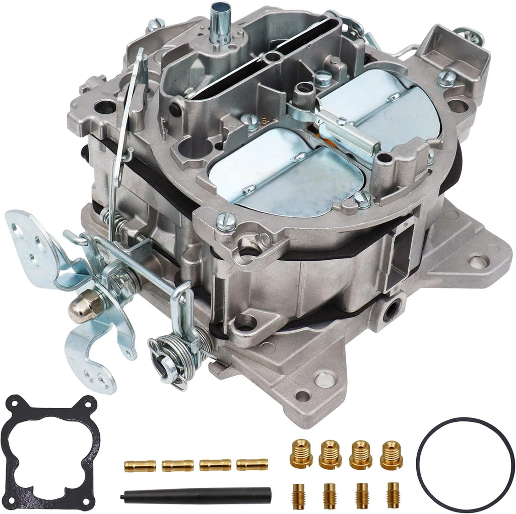 Carburetor 4 Barrel 750 CFM Manual Choke with Gaskets Plugs Jets L6557