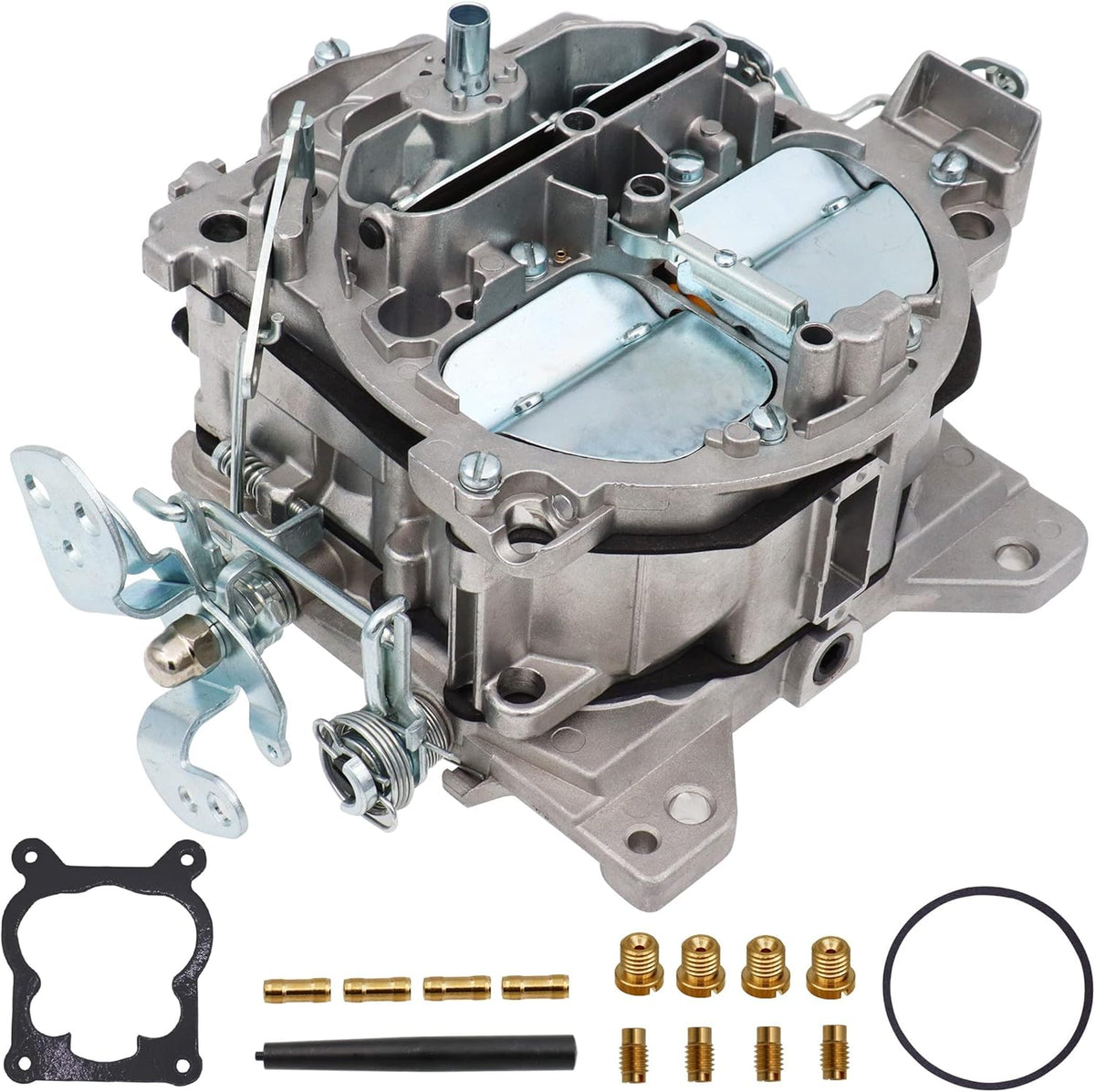 Carburetor 4 Barrel 750 CFM Manual Choke with Gaskets Plugs Jets L6557