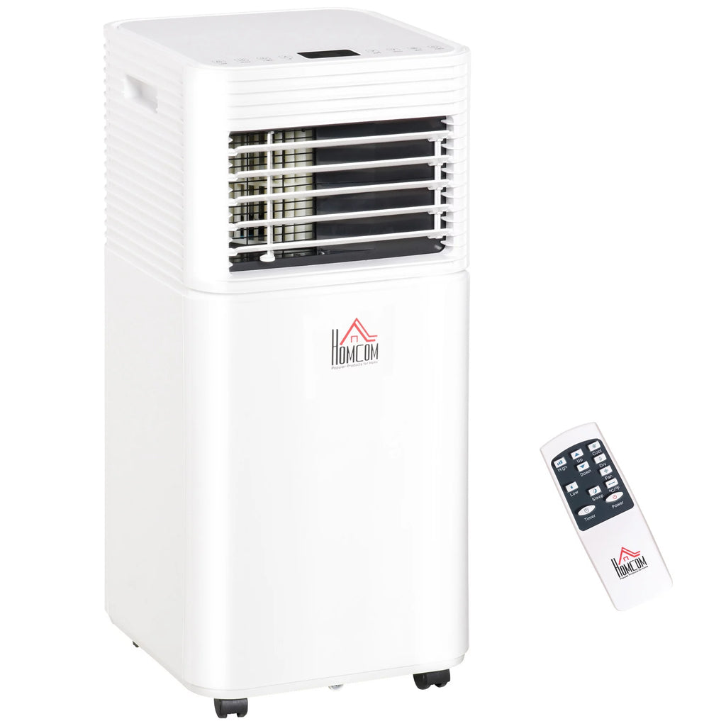 10000 BTU Portable Mobile Air Conditioner with Remote Control, White W7364
