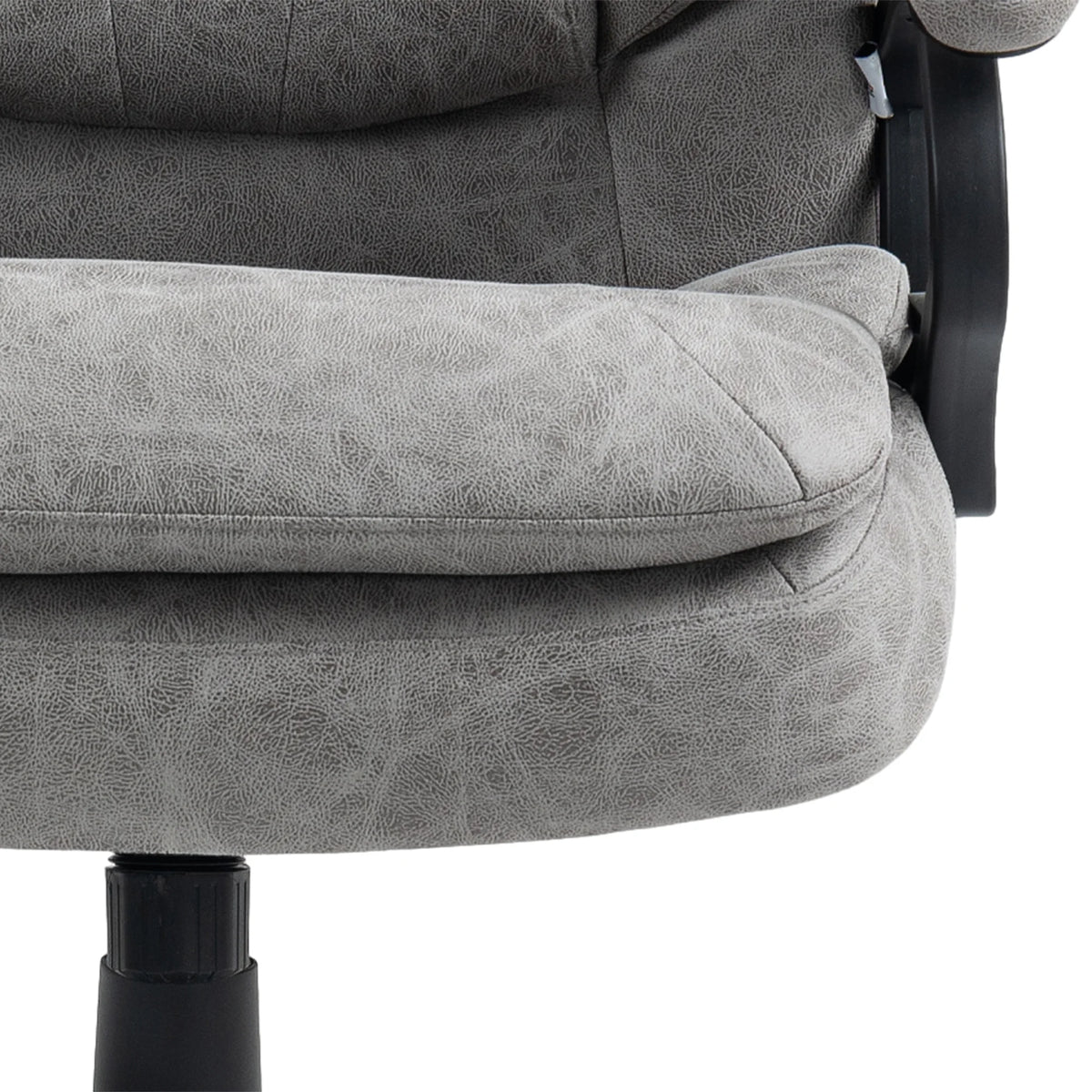 Gray Vibration Massage Office Chair with Heat N8018