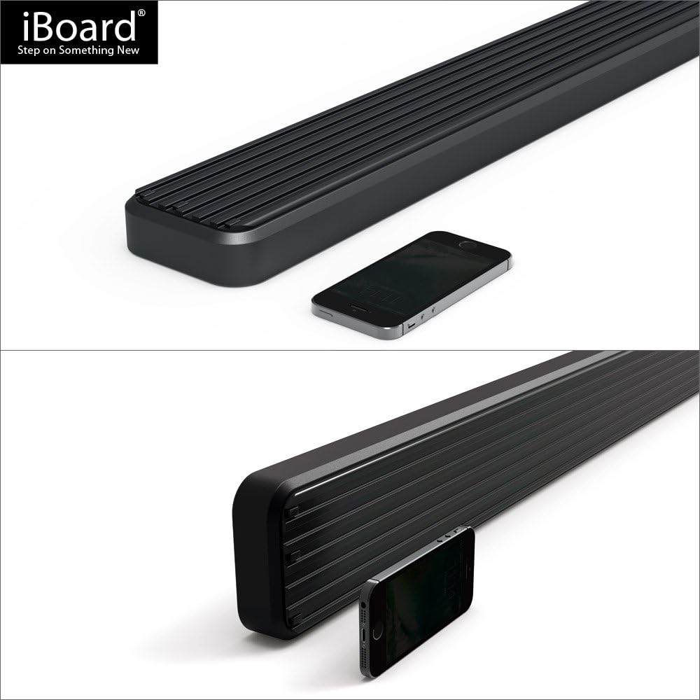 4in Black Running Boards A98752