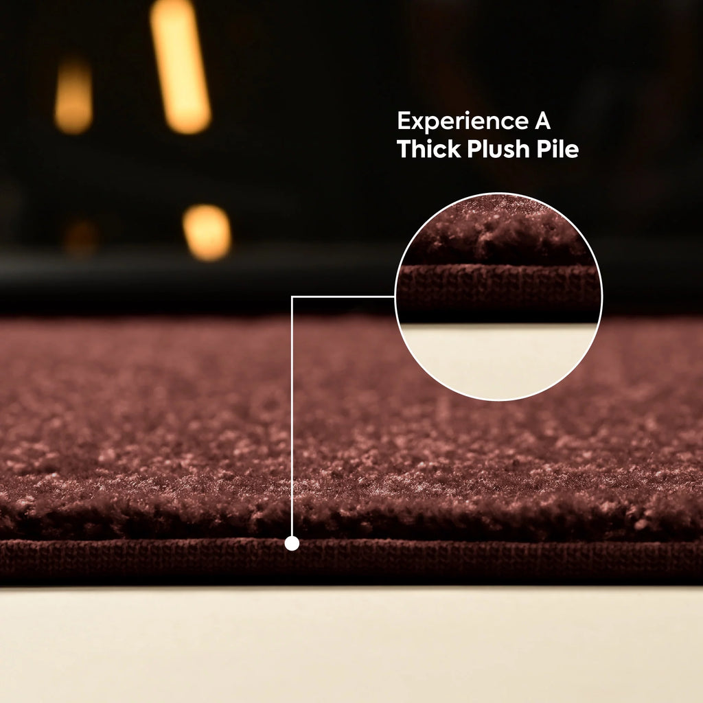 Chocolate Color 2' x 4' Rectangle Rug Set of 20 U65866