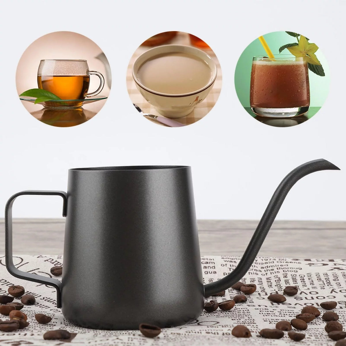 Stainless Steel Pour Over Coffee Pot 350 ml W325