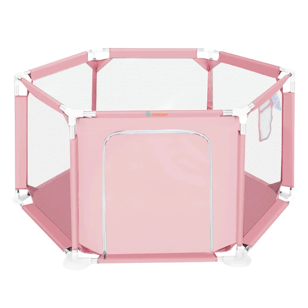 Baby Playpen 6 Panels Blue H193816