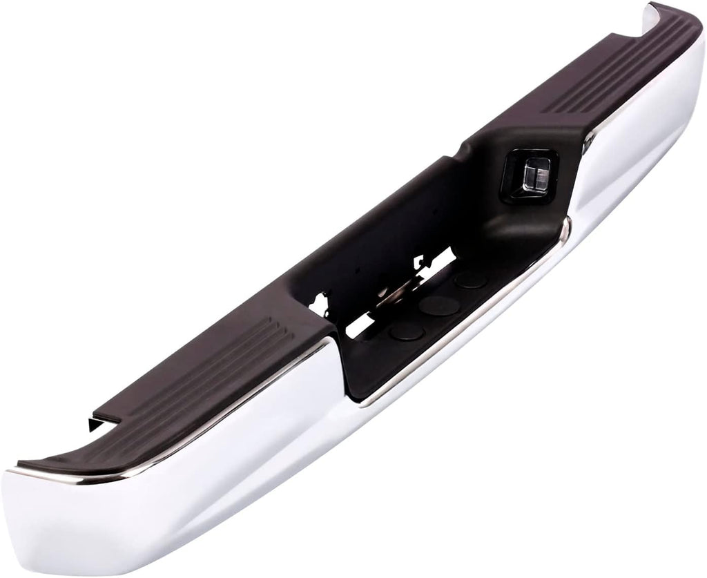 Rear Chrome Step Bumper Face Bar Assembly for Dodge Ram Pickup 2002-2009 W940