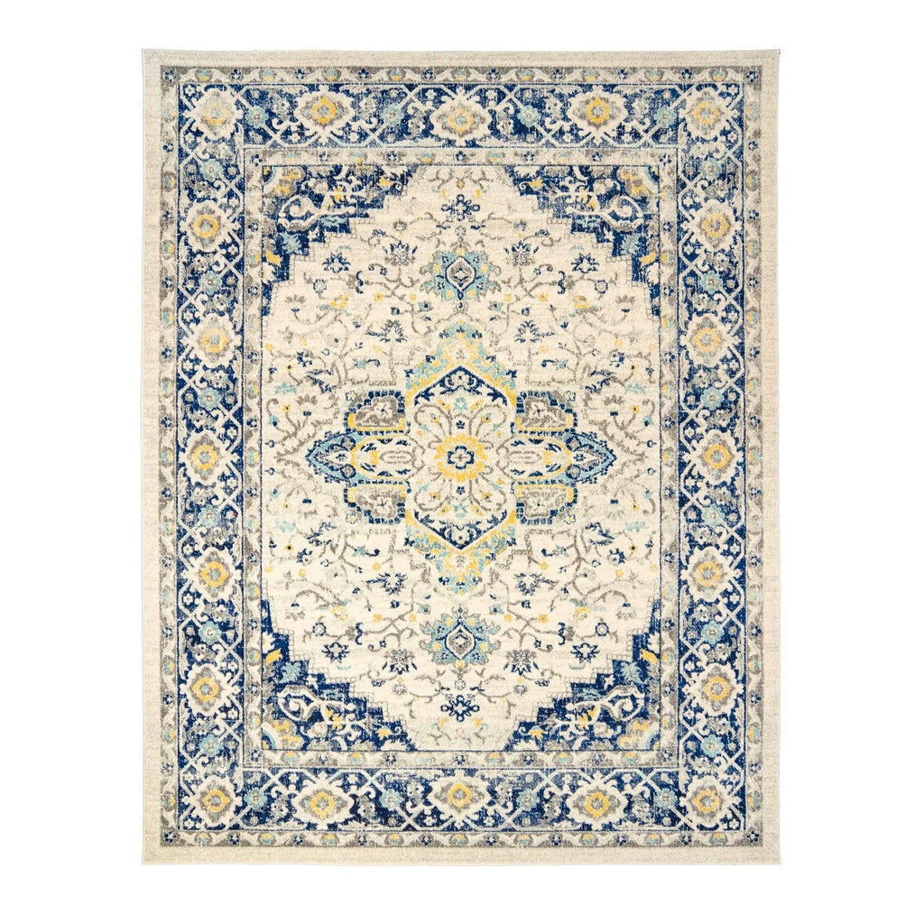 Navy 5 x 7 ft Indoor Area Rug F916