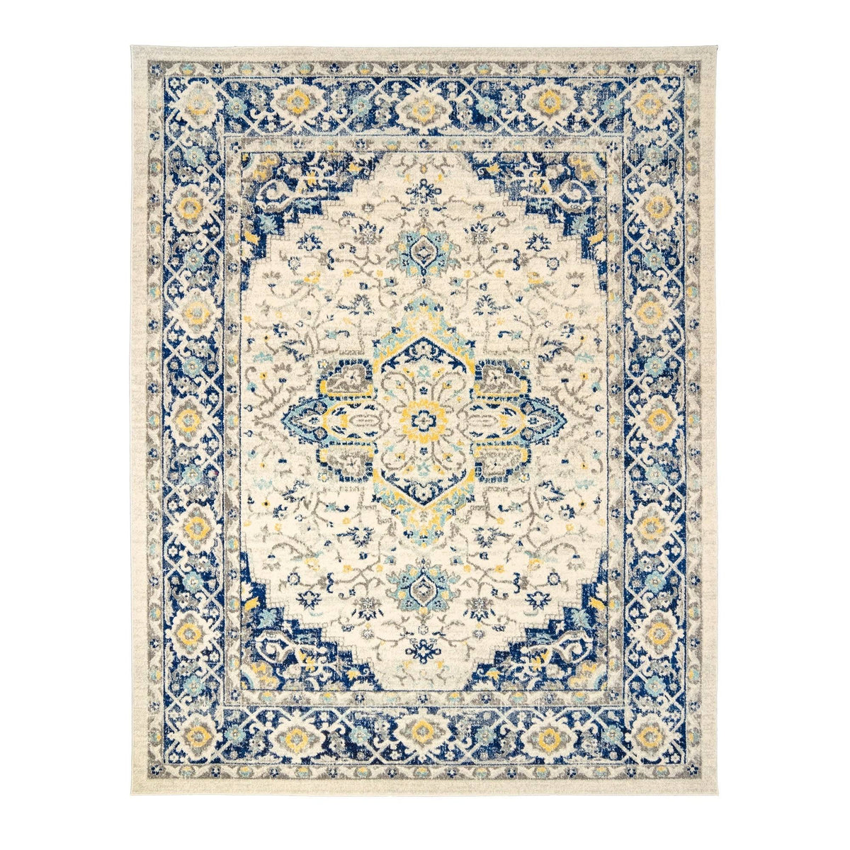 Navy 5 x 7 ft Indoor Area Rug F916