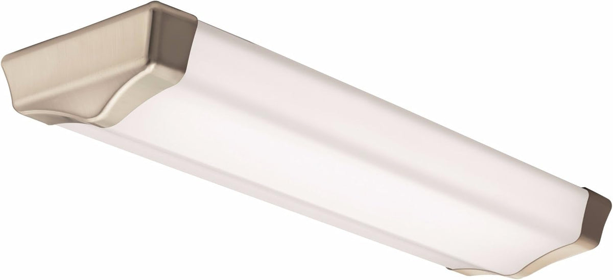 2-Foot Brushed Nickel Linear Light, 4000K, Pack of 2 S89841