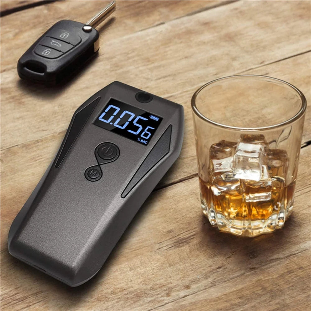 Portable Breath Alcohol Tester with 10 Mouthpieces G864