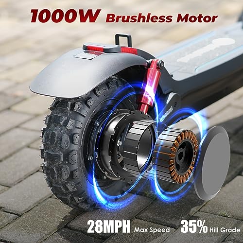 Electric Scooter 11" Off Road Tires 1000W Motor Foldable Y280437