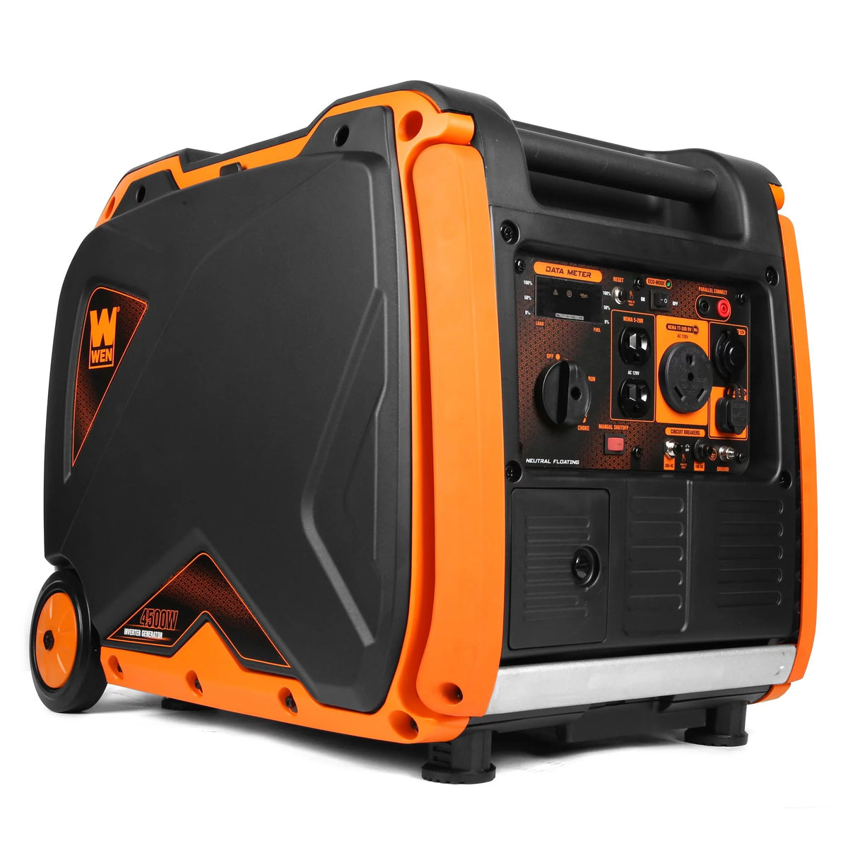 4500-Watt Portable Inverter Generator with Fuel Shut-Off P108182