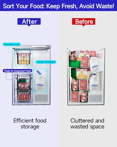 Stackable Freezer Organizer - Expandable Bin*1 + Stackable Bins*2 V765
