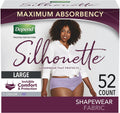 Large (40–52" Waist) Maximum Absorbency Purple 52 Count Incontinence Underwear E818982