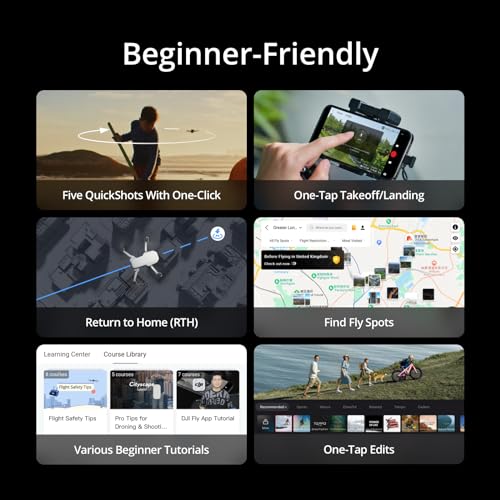 Mini 4K Fly More Combo Drone with 4K UHD Camera, Under 249 g, 3-Axis Gimbal, 3 Batteries R227613