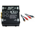 2-Channel Hum and Buzz Remover with 2 RCA Male to 2 RCA Male Dual Audio Cable 3' P517380