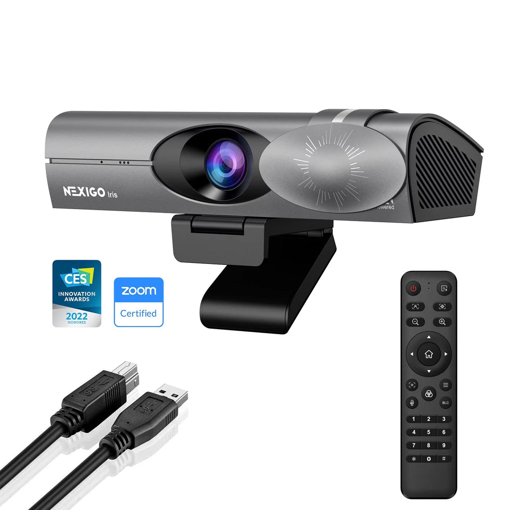 4K AI Webcam with Noise-Canceling Mic P5753