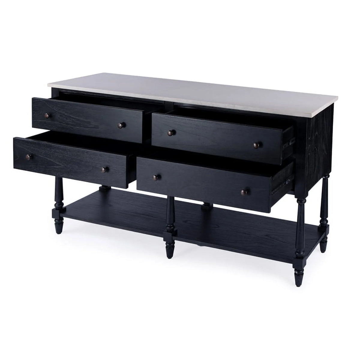 Black Marble Sideboard C5526
