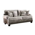 Gray Fabric Sofa with Pillows E641667